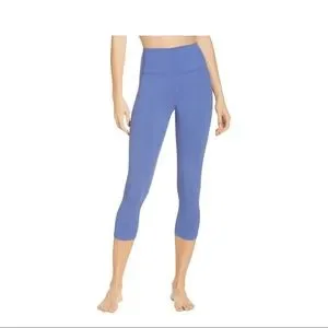 Legging Court Zella Taille Haute Femme - Couleur Red Tannin - Neuf Avec étiquette Taille S/M - Transparent Drama